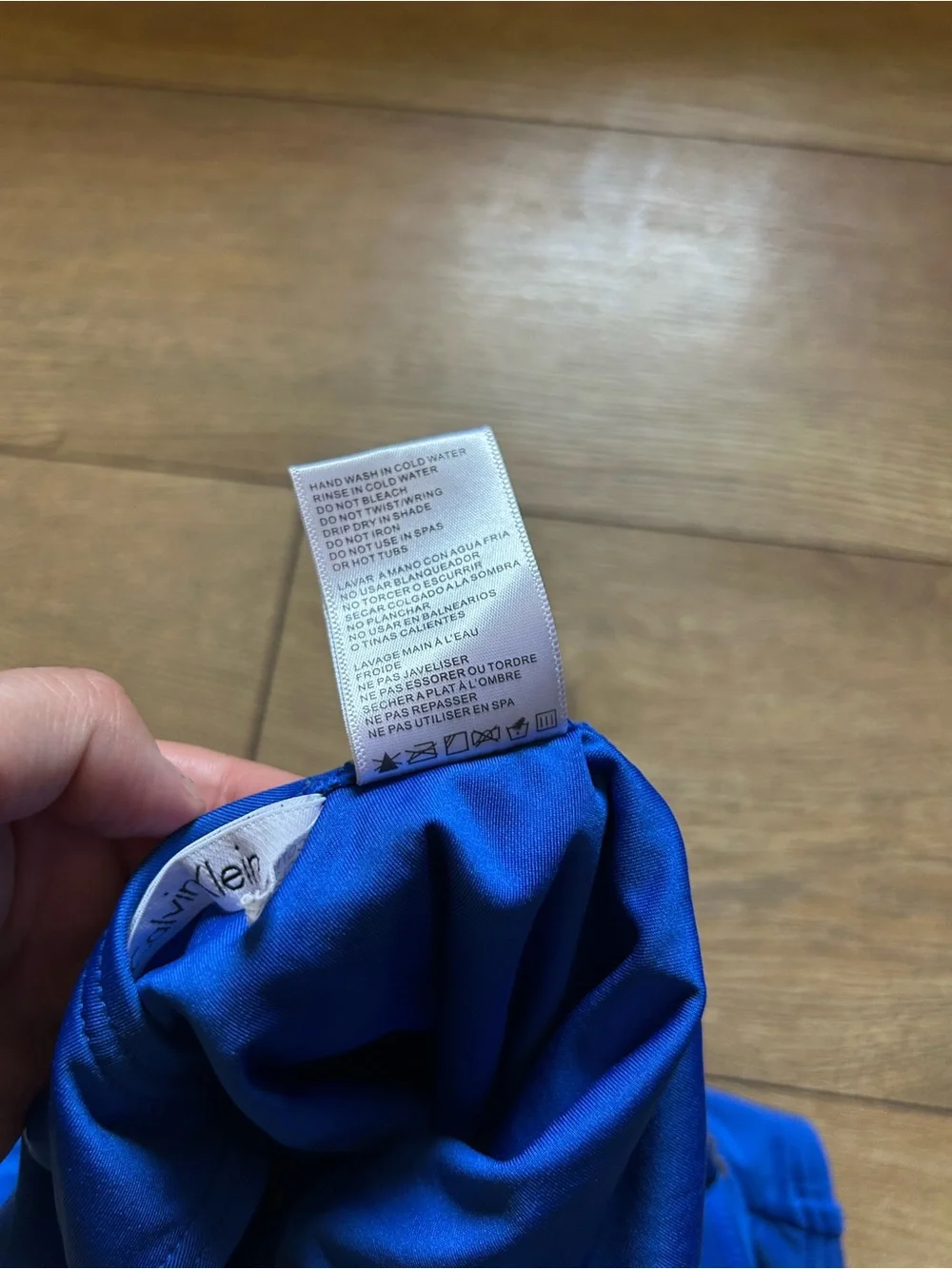 Calvin Klein Royal Blue One Piece Swimsuit